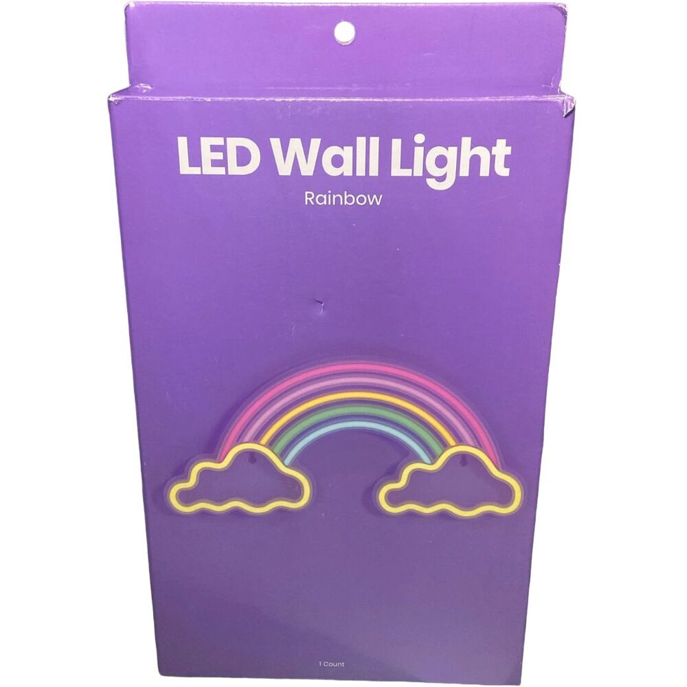 Rainbow LED Neon Light Sign Wall Decor Night Lamp Bar Bedroom Home Party NEW